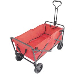Carrinho Dobrável Articulado Transporte Camping Praia Pesca Até 80 Kg Importway Iwcdca-Vm - 5