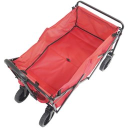 Carrinho Dobrável Articulado Transporte Camping Praia Pesca Até 80 Kg Importway Iwcdca-Vm - 4