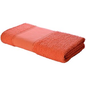 Toalha de Banho Artesanato Arteira Pintar Bordar Ponto Russo Perfeito Estilo Laranja