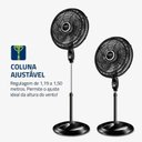 Ver imagem 3 de Ventilador de Coluna Turbo Mondial 8 Pás 50cm Preto Vtx-50c-8p - 127v