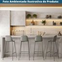 Ver imagem 4 de Kit 4 Banquetas Altas Miami Abi Fratini 101,50 Cm (altura) Polipropileno Verde Aloe Base Aço