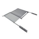 Ver imagem 1 de Grelha para Churrasco em Aço Inox com Chapa Auxiliar e Coletor de Gordura 77x65 Cm