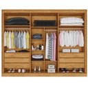 Ver imagem 3 de Guarda Roupa Argos 6 Portas Espelhado 100% Mdf Peroba - Made Marcs