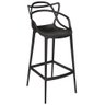 Conjunto c/4 Banqueta Allegra Alta Master Preta Cozinha Americana Balcão Polipropileno - 2