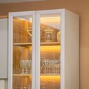 Ver imagem 4 de Conjunto Duas Cristaleira 2 Portas Allure e Buffet 4 Portas Linea Brasil Évora