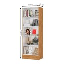 Ver imagem 3 de Estante de Livros 54CMX180CM 4 Prateleiras Clarice Marrom/Cinamomo/Branco