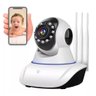 Câmera Ip Wifi Robozinho Babá Eletrônica Audio Hd 1.3M com 3 Antenas - 1