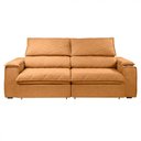 Ver imagem 2 de Sofá Retrátil Reclinável Mônaco 2,10 Metros Bouclê