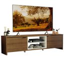 Ver imagem 3 de Rack para Tv até 75 Polegadas 180 Cm 2 Portas Rustic/branco Metz Madesa