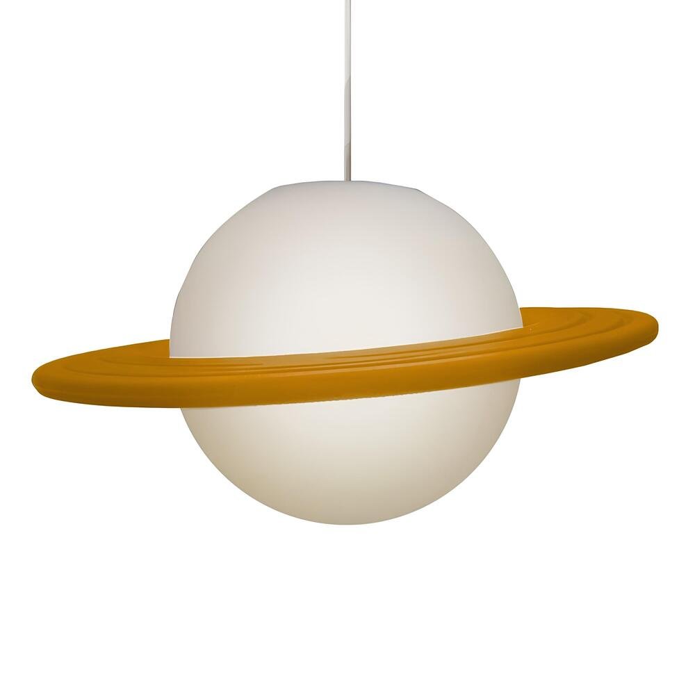 Luminária Pendente Saturno Laranja