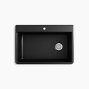 Ver imagem 2 de Cuba para Cozinha Kohler Kennon de Sobrepor/embutir Retangular com Mesa e Furo 838x559mm Black Matte