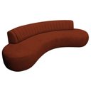 Ver imagem 2 de Sofá Orgânico 03 Lugares Sala Estar Celeste 180cm Bouclé