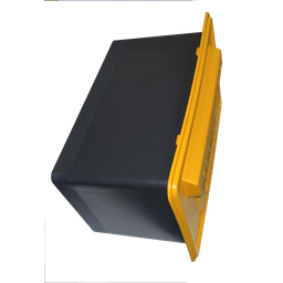 Caixa de Correio Amarela de Plástico Duro Parede e Grade - 3