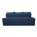 Ver imagem 6 de Sofá 3 Lugares Retrátil e Reclinável Cama inBox Senses 2,00m Velusoft Azul