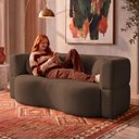 Ver imagem 7 de Sofá Cama Bolge 1,88m Xpand Tech Tecido Bouclê Marrom Cama Inbox
