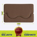 Ver imagem 4 de Sofá Cama Bolge 1,88m Xpand Tech Tecido Bouclê Marrom Cama Inbox