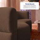 Ver imagem 5 de Sofá Cama Bolge 1,88m Xpand Tech Tecido Bouclê Marrom Cama Inbox