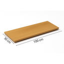 Ver imagem 6 de Kit 4 Prateleira 30x100cm C/ Suporte Retangular Industrial