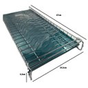 Ver imagem 3 de Escorredor de Pratos Louças Aéreo 670mm Fixo Embutir Elevatta Bandeja Inox Dimec