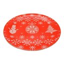 Ver imagem 2 de Prato para Bolo Natalino Vermelho Trico