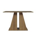 Ver imagem 3 de Mesa de Jantar Retangular com Tampo de Madeira Rustic/Crema 5383 Madesa
