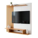 Ver imagem 1 de Painel Tv 43 Polegadas Monaco Ripado Off White - Moveisaqui