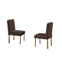 Ver imagem 6 de Conjunto Sala de Jantar 4 Lugares Slim Mesa e Cadeiras Madeira Maciça Móveis Mundial