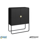 Ver mais imagens de Balcão Buffet 90cm 2 Portas Luna Orgânico Pé Metal - Artesano