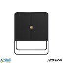 Ver imagem 7 de Balcão Buffet 90cm 2 Portas Luna Orgânico Pé Metal - Artesano