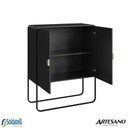 Ver imagem 6 de Balcão Buffet 90cm 2 Portas Luna Orgânico Pé Metal - Artesano