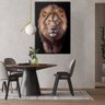 Quadro Decorativo Leão Judá Sala Quarto Moldura CxAlta 40x60 Arte na Arte Moldura Preta - 10