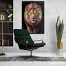 Quadro Decorativo Leão Judá Sala Quarto Moldura CxAlta 40x60 Arte na Arte Moldura Preta - 9