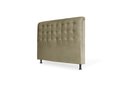 Ver imagem 1 de Cabeceira De Cama Box Ana King 195cm X 118cm Couro Bege Mz Decor