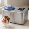 Sorveteira Expressa 1,2l Inox Sorvete Gelato Sorbet Açaí Frozen Yourgut 220v - 2