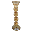 Ver imagem 1 de Castical de Cristal Ambar 8 X 8 X 23