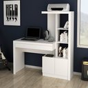 Ver imagem 4 de Mesa Conjunto para Escritório Home Office ME4143 MDP Branco - Gran Belo