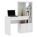 Ver imagem 1 de Mesa Conjunto para Escritório Home Office ME4143 MDP Branco - Gran Belo