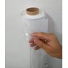 ROLO LONA FILME TOALHA PLÁSTICO PVC TRANSPARENTE CRISTAL FININHO 0,10 MM COM PAPEL 1,40 X 50 M Paru - 1