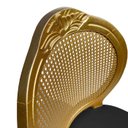 Ver imagem 4 de 2 Cadeira Medalhão Madeira Entalhada com Tela Telinha Palhinha Poltrona Natural Provençal Indiana de