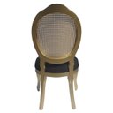 Ver imagem 5 de 2 Cadeira Medalhão Madeira Entalhada com Tela Telinha Palhinha Poltrona Natural Provençal Indiana de