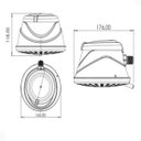 Ver imagem 2 de Ducha Fluir 4 Temperatura 5500w 127v Branco Zagonel