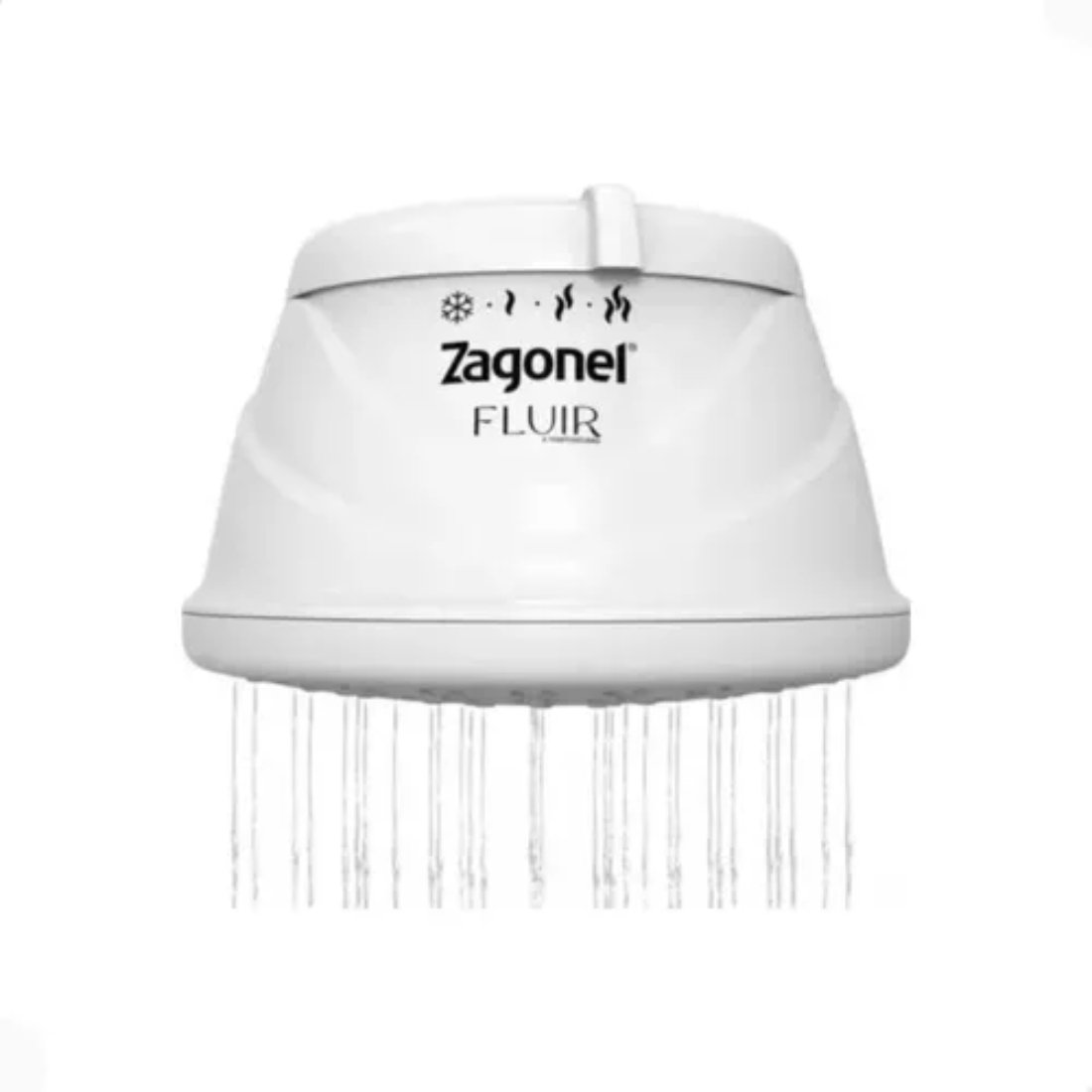 Ducha Fluir 4 Temperatura 5500w 127v Branco Zagonel