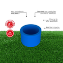 Ver imagem 2 de 10 Unidades Cap para Irrigação Bitola 35mm Pvc Azul Durín