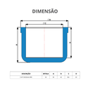 Ver imagem 3 de 10 Unidades Cap para Irrigação Bitola 35mm Pvc Azul Durín