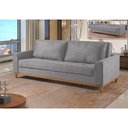 Ver imagem 5 de Sofá Cama 2 Lugares Living Linho M-157 Martins Cinza