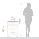 Ver imagem 5 de Cômoda para Quarto 4 Gavetas em MDP Carol Branco