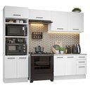 Ver imagem 3 de Armário de Cozinha Completa 270cm Branco Agata Madesa 07