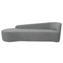 Ver imagem 3 de Kit Sofá Curvo França 180cm L.e e Poltrona Luiza Max Conforto, Bouclé Cinza