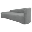 Ver imagem 4 de Kit Sofá Curvo França 180cm L.e e Poltrona Luiza Max Conforto, Bouclé Cinza