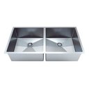 Ver imagem 2 de Dupla Cuba Dupla Inox Quadrada Gourmet 860 X 400 Pia Cozinha Technox